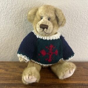 Chrisa Creations 1988 Teddy Bear Plush Stuffed Animal Dog‎ Sweater